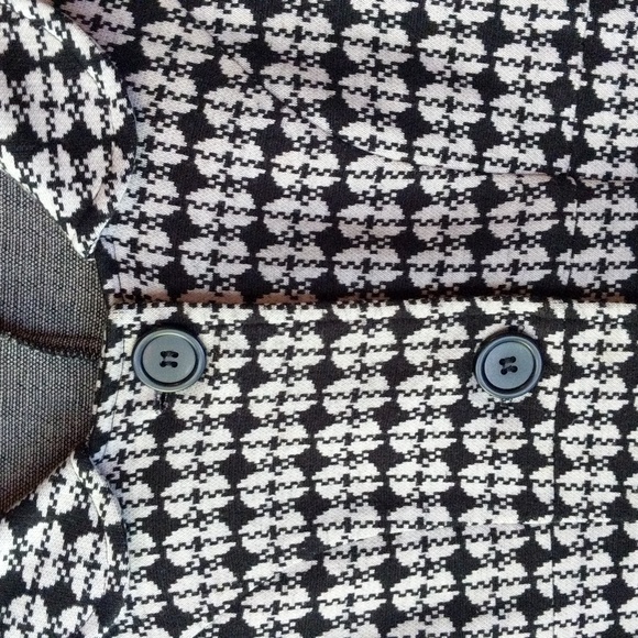 Houndstooth Petite Blazer Small - Picture 3 of 4